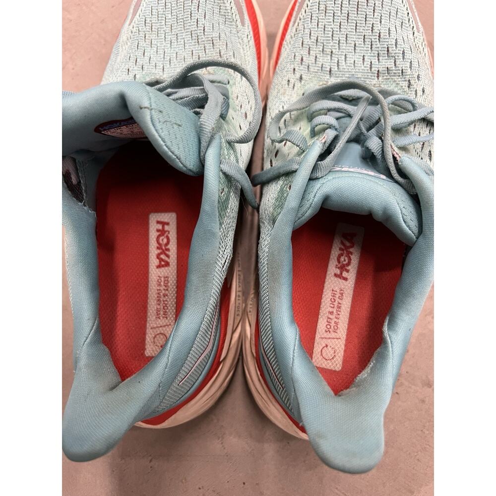 Hoka One One Clifton 8 Aquarelle Womens Shoes Running Walking - Size 7.5B - Picture 15 of 15